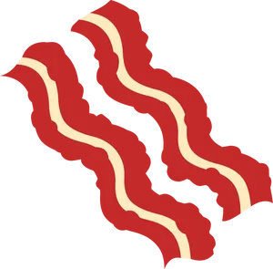 Stylized Bacon Graphic PNG image