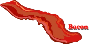 Stylized Bacon Graphic PNG image