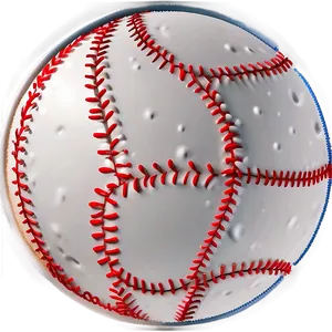 Stylized Baseball Stitch Effect PNG 06132024 PNG