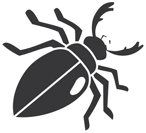 Stylized Beetle Graphic PNG image