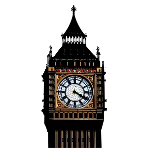 Stylized Big Ben Art Png Yny PNG image