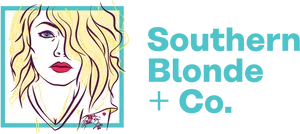 Stylized Blonde Illustration Logo PNG