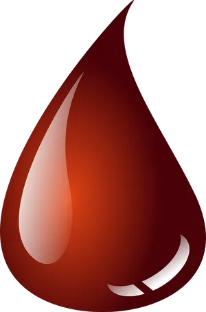 Stylized Blood Drop Graphic PNG image