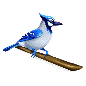 Stylized Blue Jay Graphic Png 69 PNG image