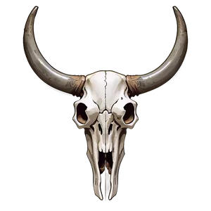 Stylized Bull Skull Png 92 PNG image