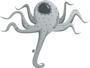 Stylized Cartoon Octopus