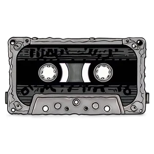 Stylized Cassette Tape PNG 05252024