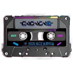 Stylized Cassette Tape Png 10 PNG image