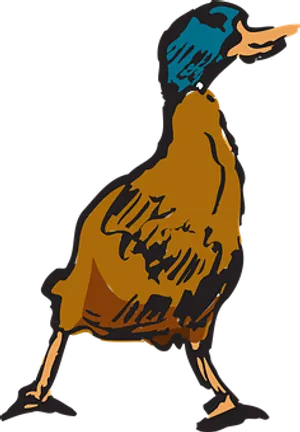 Stylized Cassowary Illustration