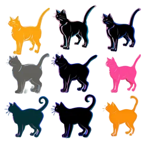 Stylized Cat Silhouette Png 52 PNG image