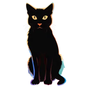 Stylized Cat Silhouette Png 69 PNG image