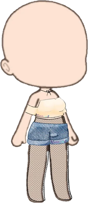Stylized Character Fashion Pose