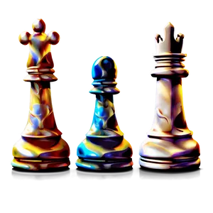 Stylized Chess Pawn PNG 06132024