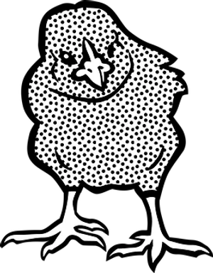 Stylized Chicken Illustration
