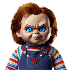 Stylized Chucky PNG 40