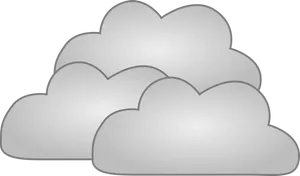 Stylized Cloud Clipart PNG image