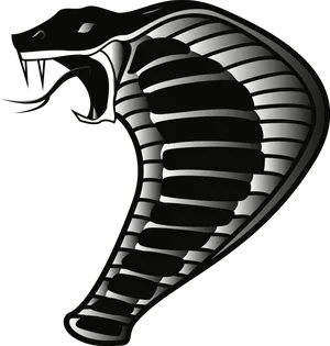 Stylized Cobra Illustration PNG image