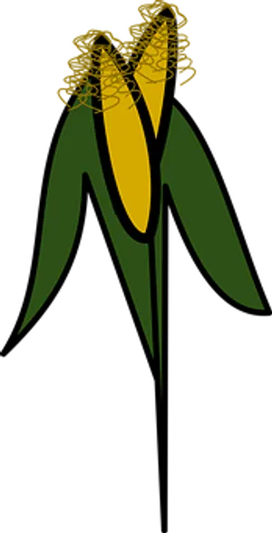 Stylized Corn Illustration