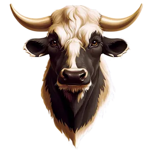 Stylized Cow Head Logo PNG Dln PNG