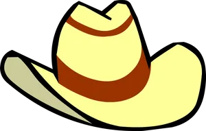 Stylized Cowboy Hat Vector PNG image