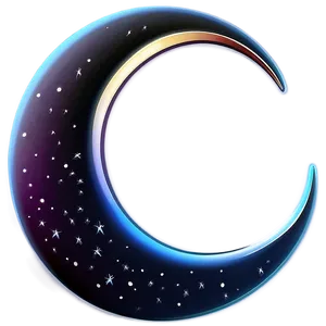 Stylized Crescent Moon Png 57 PNG image