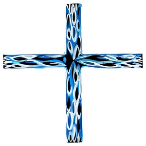 Stylized Cross Drawing Png 04302024 PNG image