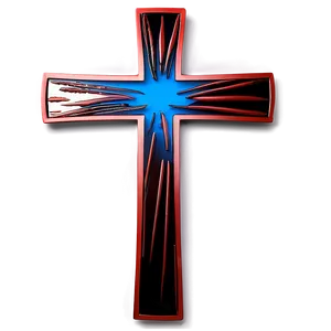 Stylized Cross Outline PNG Hqq