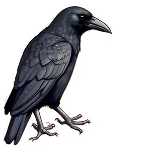 Stylized Crow PNG Vkm51 PNG