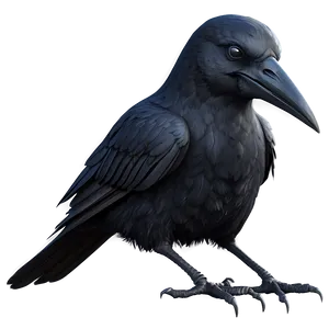 Stylized Crow PNG Ydr42 PNG