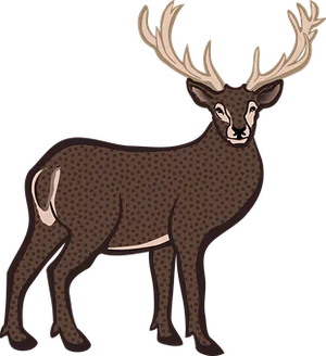 Stylized Deer Illustration