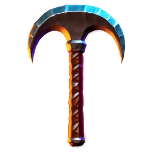 Stylized Diamond Pickaxe Png 06122024 PNG image