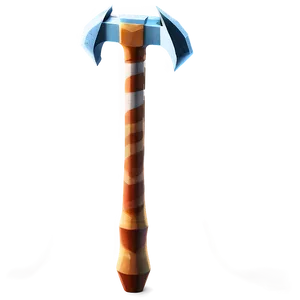 Stylized Diamond Pickaxe Png Kyn PNG image