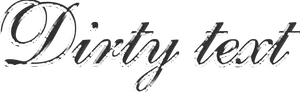Stylized Dirty Text Logo PNG image