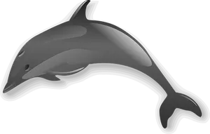Stylized Dolphin Graphic PNG image