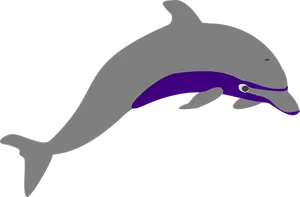 Stylized Dolphin Graphic PNG image