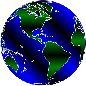 Stylized Earth Graphic PNG image