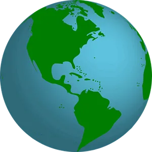 Stylized Earth Graphic