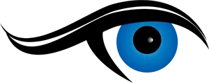 Stylized Evil Eye Graphic PNG image