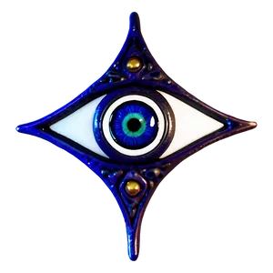 Stylized Evil Eye PNG 05232024