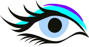 Stylized Eye Illustration PNG image