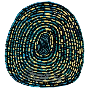 Stylized Fingerprint Vector Png 05242024 PNG image