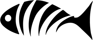 Stylized Fish Icon PNG