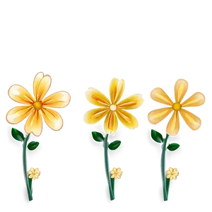 Stylized Flower Outline Png 05252024 PNG image