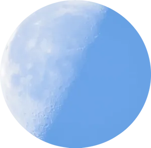 Stylized Full Moon Illustration