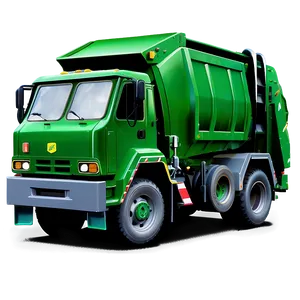 Stylized Garbage Truck Png Ktv34 PNG image