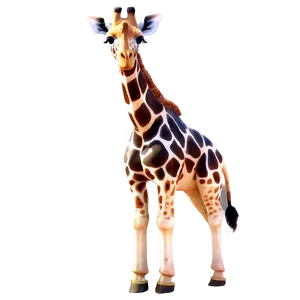 Stylized Giraffe Profile PNG 05062024