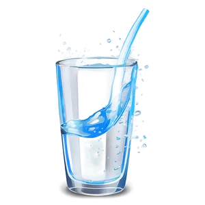 Stylized Glass Of Water Png Mvr PNG image