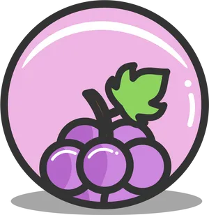Stylized Grape Icon
