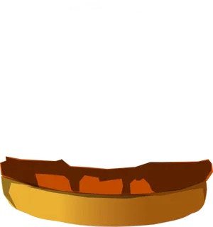 Stylized Hamburger Vector PNG image