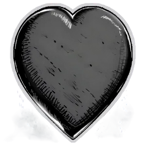 Stylized Heart Sketch Png Nie58 PNG image